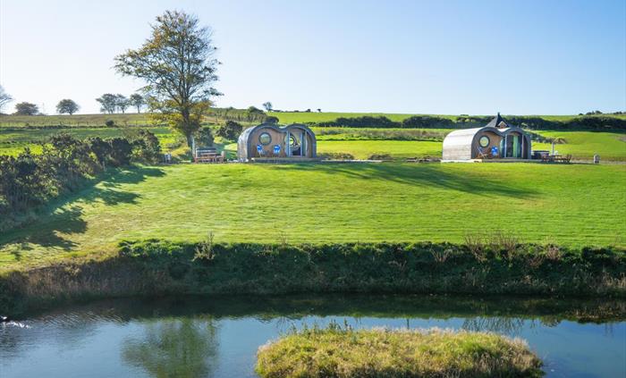 Lets Glamp Retro Luxury Glamping in West Wales - Madonna and Queen from over the pond